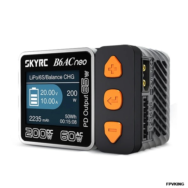 Skyrc B6acneo Charger 200w Ac 60w 10a Balance Charger Discharger Digital Life Liion Lihv Nimh Nicd Pb Smart Battery